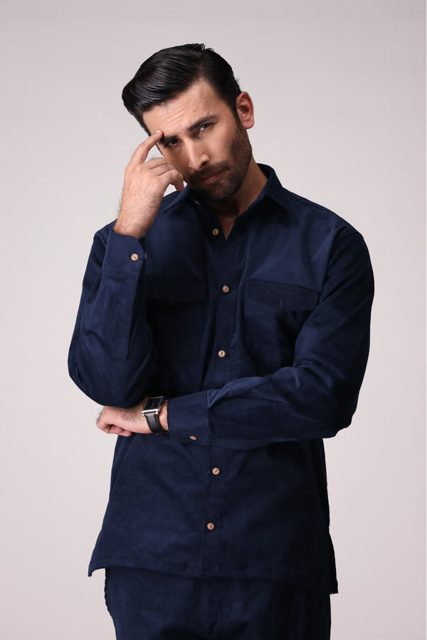 Navy Blue Corduroy CO ORDS winters