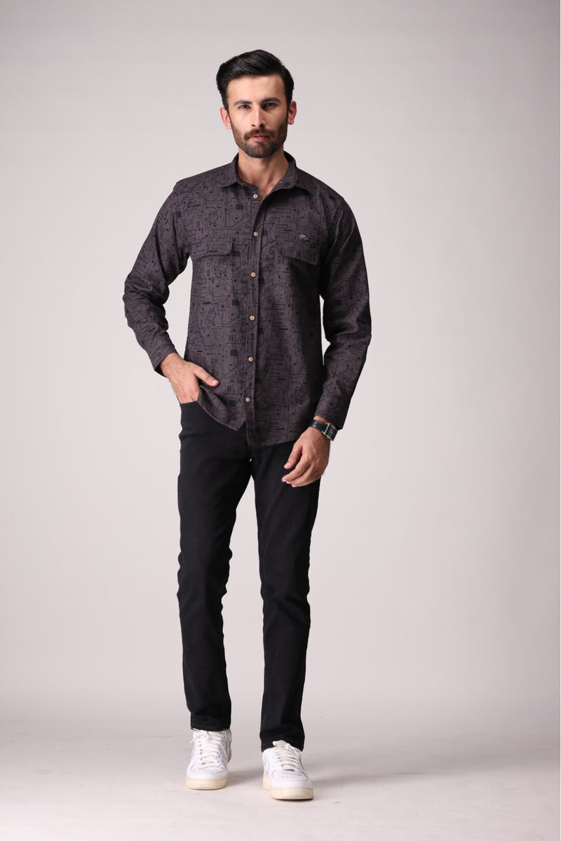 Urban Circuit Black Shirt Winters MF-FL-2508