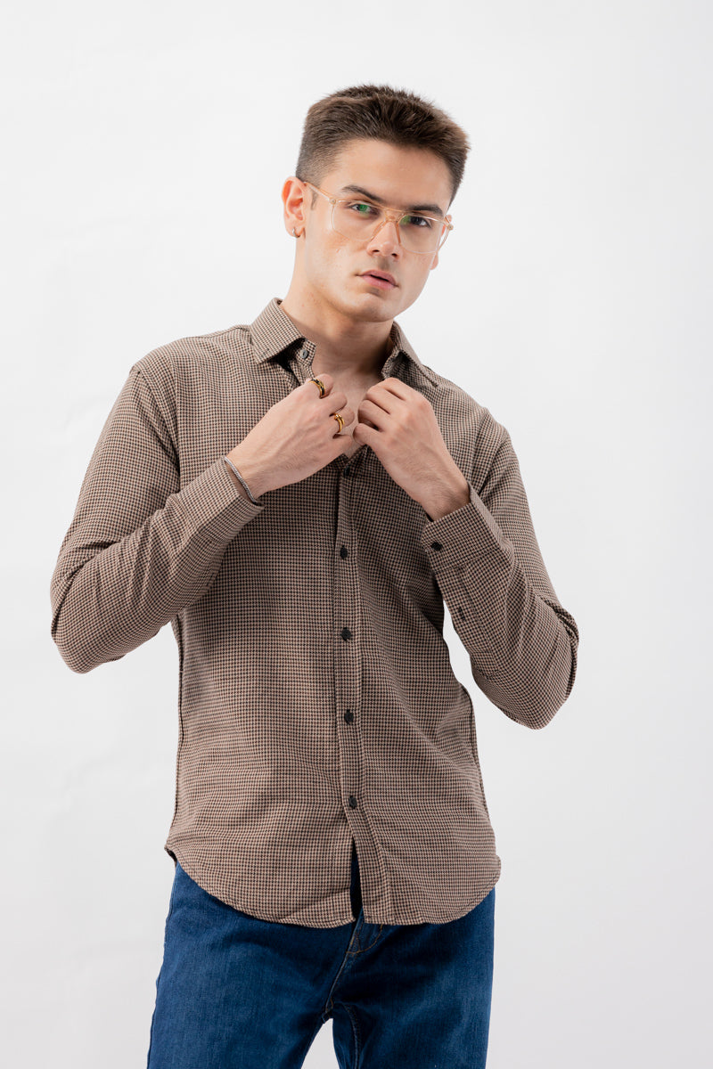 Premium Brown Cheque winters MF-FL-3619